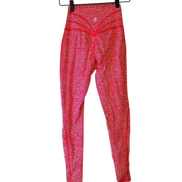 Buffbunny Legacy Legging Salsa Red Bossy Print Women’s Size XS - Picture 5 of 9